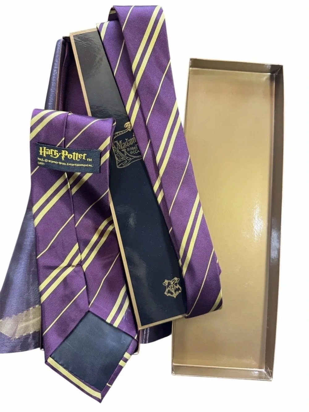 Harry Potter Gryffindor Tie Madam Malkin Warner Bros Licensed w/ Box